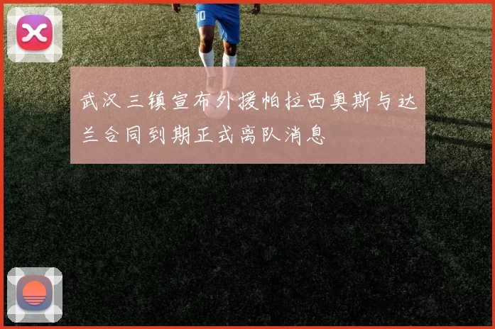 武汉三镇宣布外援帕拉西奥斯与达兰合同到期正式离队消息